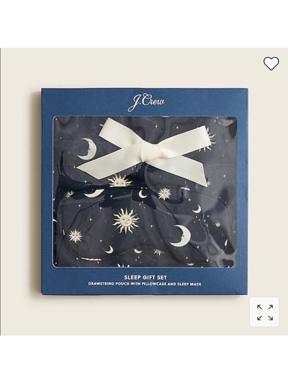 NWT J. Crew Printed sleep gift set in Winter Sky Navy
